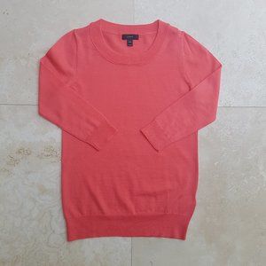 J. CREW Coral Tippi Sweater (NWOT)
